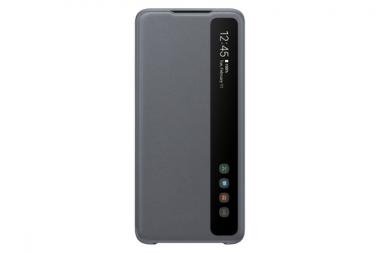 Samsung Clear View Cover EF-ZG988 - Flip-Hlle fr Mobiltelefon - Grau - fr Galaxy S20 Ultra 5G 