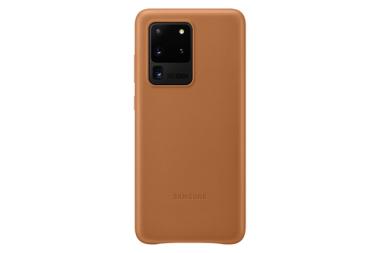 Samsung Leather Cover EF-VG988 - Hintere Abdeckung fr Mobiltelefon - Leder - Schwarz - fr Galaxy S20 Ultra 5G (EF-VG988LAEGEU) 