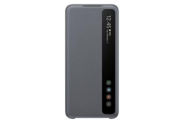 Samsung Clear View Cover EF-ZG980 - Flip-Hlle fr Mobiltelefon - Grau - fr Galaxy S20, S20 5G 