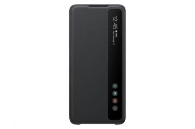 Samsung Clear View Cover EF-ZG988 - Flip-Hlle fr Mobiltelefon - Schwarz - fr Galaxy S20 Ultra 5G 