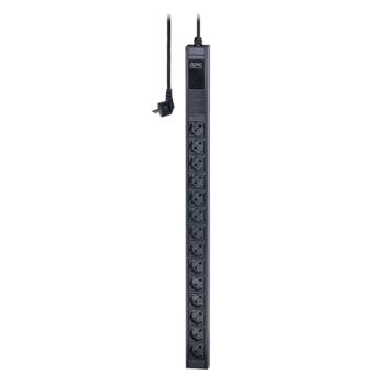 APC Easy Basic Rack PDU EPDU1116B-SCH - Stromverteilungseinheit (Rack - einbaufhig) - Wechselstrom 200/208/230 V - 3680 VA - Eingabe, Eingang CEE 7/4 - Ausgangsanschlsse: 14 (CEE 7/3) - 0U - 3 m - Schwarz 