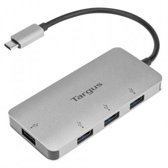 Targus USB-C to 4-Port USB-A Hub - Hub - 4 x SuperSpeed USB 3.0 - Desktop 