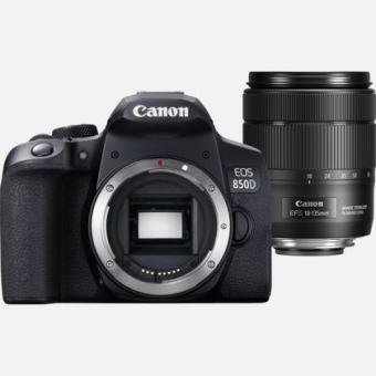 EOS 850D KIT (18-135mm IS USM), Digitalkamera schwarz, inkl. Canon-Objektiv 