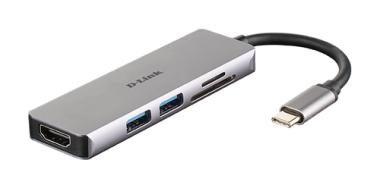 D-Link DLINK DUB-M530 USB-C 5-Port USB 3.0 Hub mit HDMI (DUB-M530) 