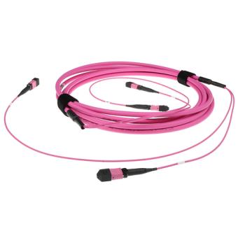 ACT 40 meter Multimode 50/125 OM4(OM3) polarity B fiber trunk cable with 2 MTP/MPO female connectors each side 40M 2X MTP(F) 50/125 OM4 PB TR (DC5259) 