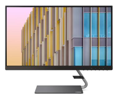Lenovo Q24h-10 - LED-Monitor - 60.5 cm (23.8 Zoll) (23.8 Zoll sichtbar) - 2560 x 1440 QHD @ 75 Hz - IPS - 300 cd/m - 1000:1 - 4 ms - HDMI, DisplayPort, USB-C - Lautsprecher - Warm Gray 