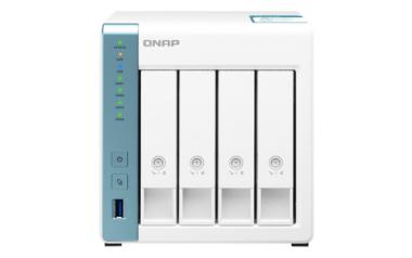 QNAP TS-431K - NAS-Server - 4 Schchte - SATA 6Gb/s - RAM 1 GB - Gigabit Ethernet 