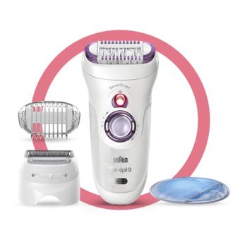 Braun Silk-pil 9 81706314 - Wei - Violett - 40 Pinzette - Bikini - Vorderer Oberschenkel - Innere Oberarme - uere Oberarme - Rasieren - LED - Deutschland (285182) 