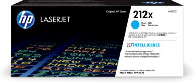 HP 212X - Hohe Ergiebigkeit - Cyan - Original - LaserJet - Tintenpatrone - fr Color LaserJet Enterprise M554dn, M555dn, M555x, LaserJet Enterprise M554dn, M555dn, M555x 
