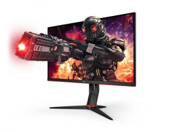 AOC Gaming 24G2ZE/BK schwarz / rot (EEK: F) 