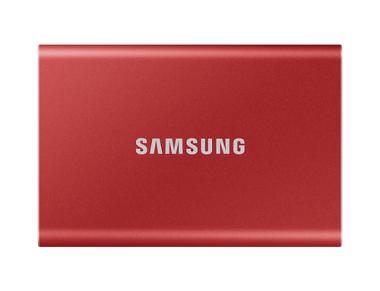 SAMSUNG Portable SSD T7 1TB extern USB 3.2 Gen 2 metallic red 