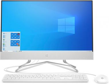 HP 24-df0020ng - All-in-One (Komplettlsung) - Pentium Silver J5040 / 2 GHz - RAM 8 GB - SSD 256 GB - NVMe - DVD-Writer - UHD Graphics 605 - GigE - WLAN: 802.11a/b/g/n/ac, Bluetooth 4.2 - Win 10 Home 64-Bit - Monitor: LED 60.45 cm (23.8 Zoll) 1920 x 1080  