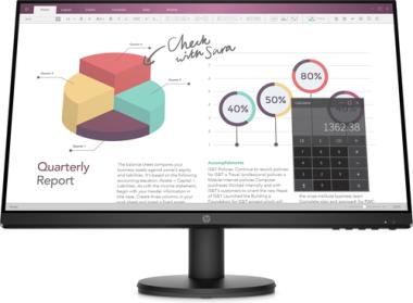 HP P24v G4 60,4cm 23,8Zoll IPS Monitor FHD 1920x1080 16:9 250cd/m2 1000:1 5ms GtG 1xHDMI1.4 1xVGA Black 3J Gar. 