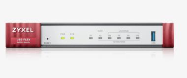 Zyxel USG Flex 100 - Firewall - 4 Anschlsse - GigE - DC Power (USGFLEX100-EU0102F) 