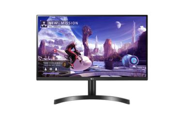 LG 27QN600-B - LED-Monitor - 68.58 cm (27 Zoll) - 2560 x 1440 QHD - IPS - 350 cd/m - 1000:1 - 5 ms - 2xHDMI, DisplayPort - Black Texture 