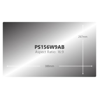 V7 Anti-Blue light - Notebook-Bildschirmschutz - entfernbar - klebend - 39.7 cm (15.63 Zoll) 