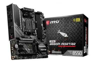 MSI MAG B550M MORTAR M-ATX AMD Socket AM4 Dual Channel DDR4 