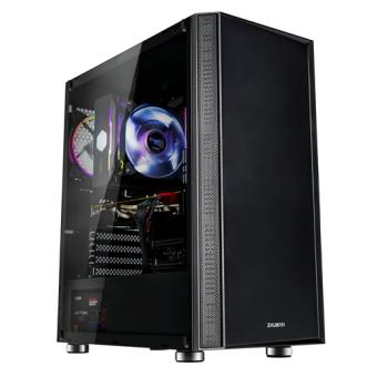 Zalman R2 schwarz mit Glasfenster 