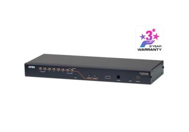 ATEN ALTUSEN KH2508 - KVM-Switch - PS/2 - 8 x KVM port(s) - 2 lokale Benutzer - an Rack montierbar (KH2508A-AX-G) 