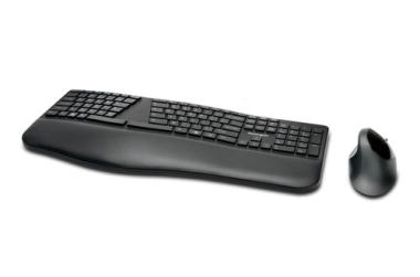 Kensington ProFit Ergo Wireless Desktop Deutsches Layout, inkl. Maus, schwwarz 