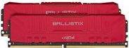 Crucial Ballistix - DDR4 - 32 GB: 2 x 16 GB - DIMM 288-PIN - 3000 MHz / PC4-24000 - CL15 - 1.35 V - ungepuffert - non-ECC - Rot (BL2K16G30C15U4R) 