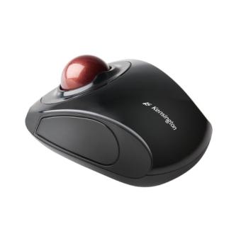 Kensington Advance Fit Wireless Mobile Trackball - Maus - drahtlos - 2,4 GHz - kabelloser Empfnger (USB) - Graphite, Rubinrot (K72352EU) 