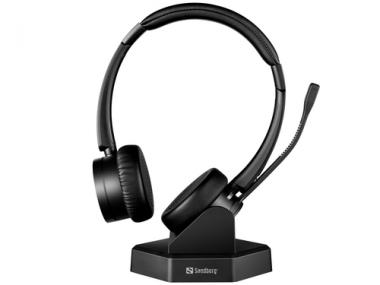 Sandberg Bluetooth Office Headset Pro+. Produkttyp: Kopfhrer, Tragestil: Kopfband, Empfohlene Nutzung: Bro/Callcenter. bertragungstechnik: Kabellos, USB-Anschlusstyp: Mikro-USB, Bluetooth-Profile: AAC,A2DP,AVRCP,HFP,HSP. Position Kopfhrerlautsprecher: 