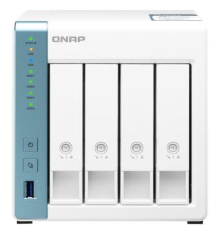 QNAP TS-431P3-4G Annapurna Labs Alpine AL-314 1.7GHz Quad Core 4GB DDR3L 1x2.5GbE+1xGbE LAN SATA 6Gb/s 3xUSB3.2 Gen1 ports (TS-431P3-4G) 