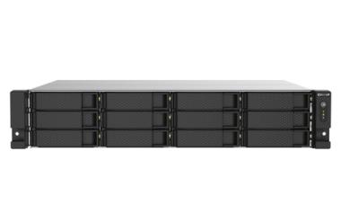 QNAP TS-1253DU-RP - NAS-Server - 12 Schchte - Rack - einbaufhig - SATA 6Gb/s - RAID 0, 1, 5, 6, 10, JBOD, 5 Hot Spare, 6 Hot Spare, 50 Hot Spare, 10-Hot-Spare, 1 Hot-Spare, 60 Hot Spare - RAM 4GB - 2,5 Gigabit Ethernet - iSCSI - 2U (TS-1253DU-RP-4G) 