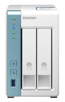 QNAP TS-231P3-2G Annapurna Labs Alpine AL-314 1.7GHz Quad Core 2GB DDR3L 1x2.5GbE+1xGbE LAN SATA 6Gb/s 3xUSB3.2 Gen1 ports (TS-231P3-2G) 