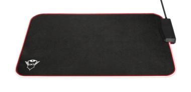 Trust 23646 - Schwarz - Rot - Einfarbig - Nylon - Gummi - USB - Anti-Rutsch-Basis - Gaming-Mauspad (23646) 