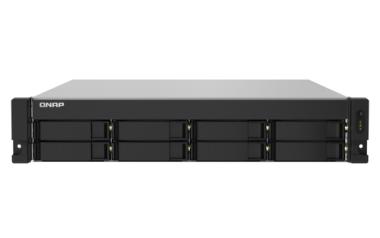 QNAP TS-832PXU - NAS-Server - 8 Schchte - Rack - einbaufhig - SATA 6Gb/s - RAID 0, 1, 5, 6, 10, 50, JBOD, 60 - RAM 4 GB - Gigabit Ethernet / 2.5 Gigabit Ethernet / 10 Gigabit Ethernet - iSCSI - 2U 