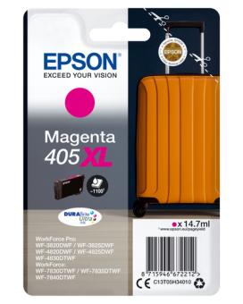 Epson 405XL - 14.7 ml - XL - Magenta - Original - Blister mit RF- / aktustischem Alarmsignal - Tintenpatrone - fr WorkForce WF-7830, 7835, 7840, WorkForce Pro WF-3820, 3825, 4820, 4825, 4830 