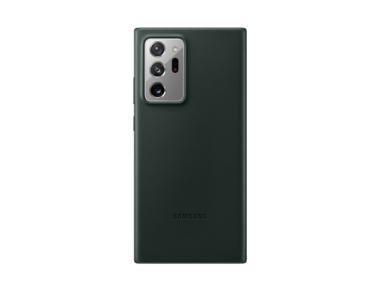 Samsung Leather Cover EF-VN985 - Hintere Abdeckung fr Mobiltelefon - Leder - grn - fr Galaxy Note20 Ultra, Note20 Ultra 5G (EF-VN985LGEGEU) 