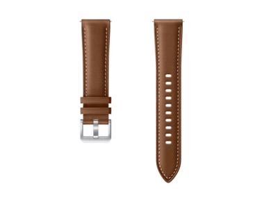Samsung Stitch Leather Band ET-SLR85 - Uhrarmband fr Smartwatch - braun - fr Samsung Gear Sport SM-R600, Galaxy Watch, Watch 3 (41 mm), Watch Active, Watch Active 2 (ET-SLR85SAEGEU) 