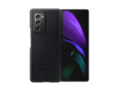 Samsung EF-VF916 Leather Cover fr Galaxy Z Fold2 5G, schwarz 