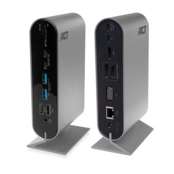 ACT USB-C-MST HDMI/DP/VGA/LAN/USB100W (AC7045) 
