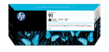 HP 91 Original Tinte matt schwarz Standardkapazitt 775ml 1er-Pack mit Vivera Tinten 