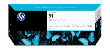 HP Nr.91 Tinte Hellgrau 