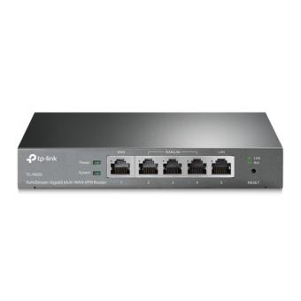 TP-Link SafeStream TL-R605 - Router - 4-Port-Switch - GigE 