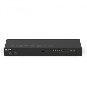 NETGEAR 12-Port AV Line M4250-10G2XF-PoE++ 8x1G Utra90 PoE++ 802.3bt 720W 2x1G 2xSFP+ Managed Switch 