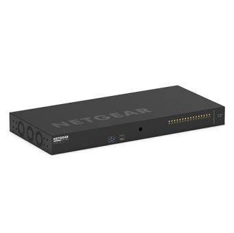 NETGEAR AV Line M4250-16XF - Switch - L3 - managed - 16 x 10 Gigabit SFP+ - Seite-zu-Seite-Luftstrom - an Rack montierbar 