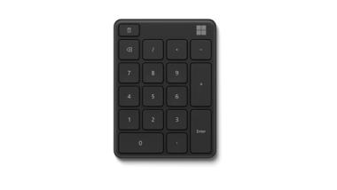 Microsoft Number Pad - Tastenfeld - kabellos - Bluetooth 5,0 - mattschwarz (23O-00013) 