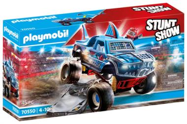 70550 Stuntshow Monster Truck Shark, Konstruktionsspielzeug 