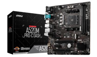 MSI A520M PRO-C DASH 