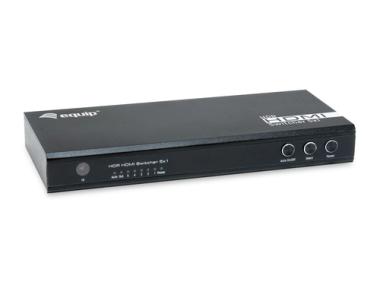 Equip Switch 5x1 HDMI 2.0 4K/60Hz schwarz inkl.Fernbedienung 