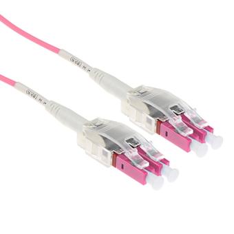 ACT RL8427 Glasfaserkabel 27 m LSZH OM4 2x LC Violett (RL8427) 