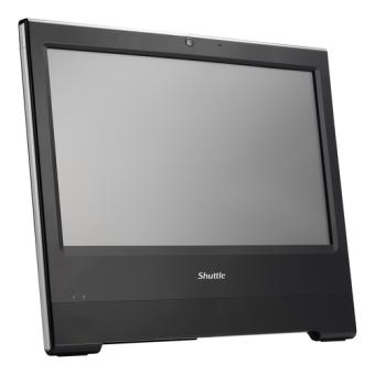 Shuttle XPC X50V7L - Barebone - All-in-One (Komplettlsung) - 1 x Celeron 4205U / 1,8 GHz ULV - RAM 0GB - UHD Graphics - GigE - Monitor: LED 39,6 cm (15.6 Zoll) 1366 x 768 (HD) Touchscreen - Schwarz (X50V7L BLACK) 