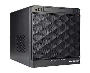 bluechip SERVERline T10302s - Server - Mini-ITX cube - 1-Weg - 1 x Atom C3558 / 2,2 GHz - RAM 8GB - HDD 1TB - AST2400 - GigE - kein Betriebssystem - Monitor: keiner (850248) 
