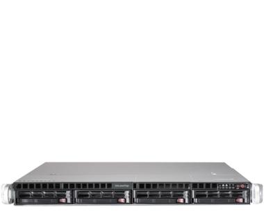 bluechip SERVERline R31305s - Server - Rack-Montage - 1U - 1-Weg - 1 x Xeon E-2224 / 3,4 GHz - RAM 16GB - SATA/SAS - Hot-Swap 6,4 cm, 8,9 cm (2.5 Zoll, 3.5 Zoll) Schacht/Schchte - HDD 2 x 1TB - DVD-Writer - AST2500 - GigE - kein Betriebssystem - Monitor: 